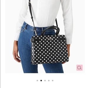 Kate Spade Staci polka dot medium satchel